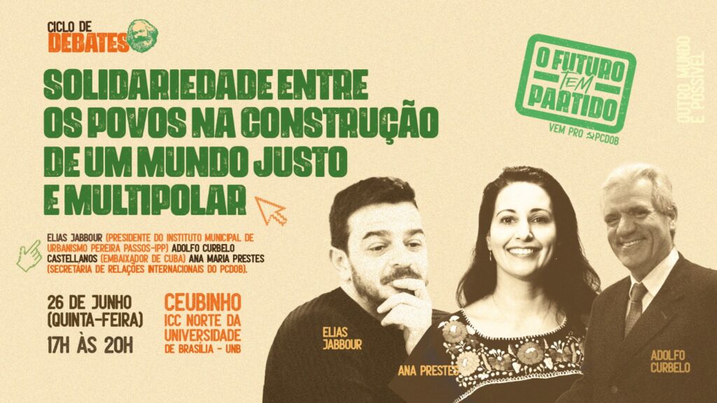 Ciclo de debates chega a Brasília com reflexão sobre um mundo justo e multipolar